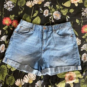 Light wash jeans. Lots of life, hardly worn